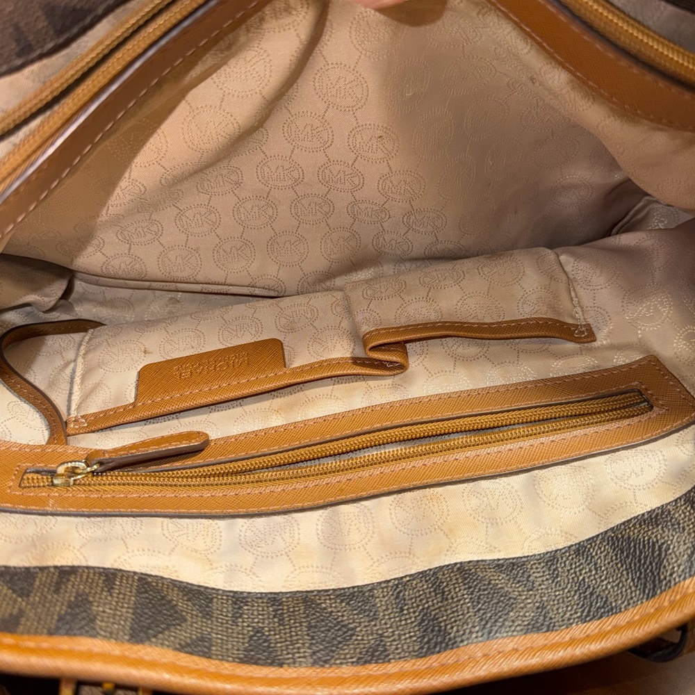 2016 Michael KorsDark Brown Signature Tote - Picture 8 of 10